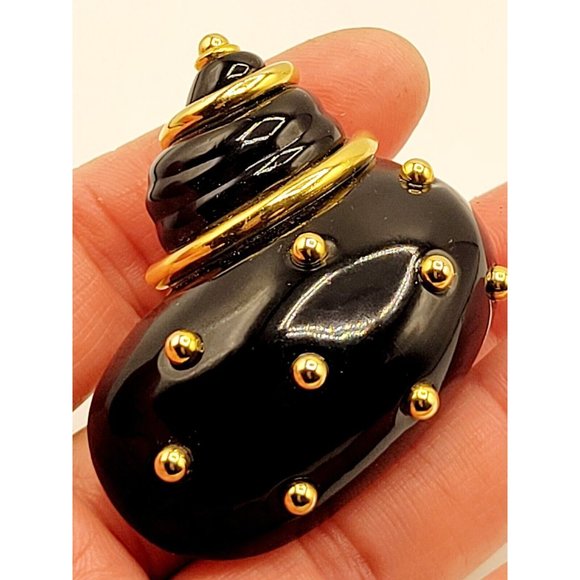 Kenneth Lane (KJL) Enamel Dimension Brooch/Pin (A21) - Picture 3 of 5